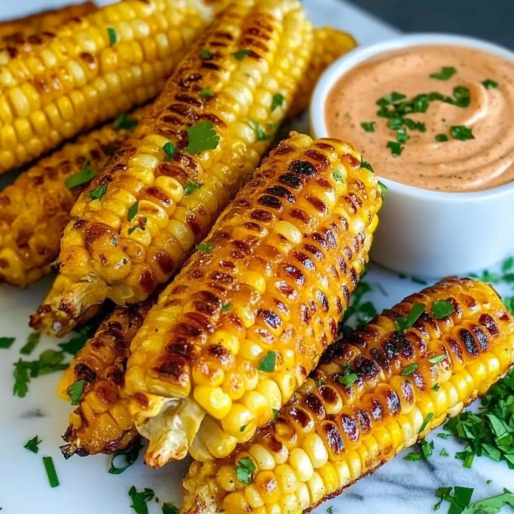 Air Fryer Corn Ribs Recipe - Recipe Image