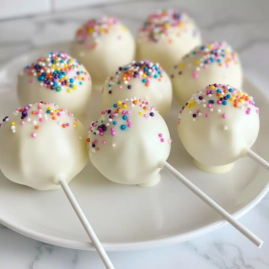 3 Ingredient Funfetti Cake Pops Recipe - Recipe Image