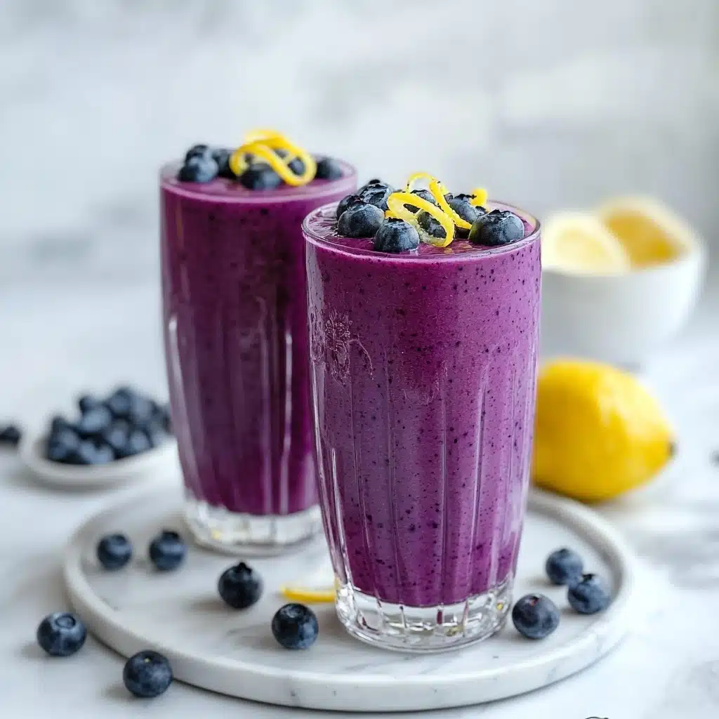Lemon Blueberry Smoothie Recipe - Recipe Image