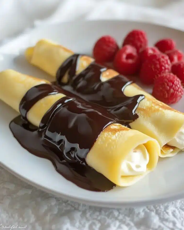 Boston Cream Pie Crepes Recipe