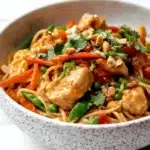 Healthy Slow Cooker Thai Peanut Chicken Recipe