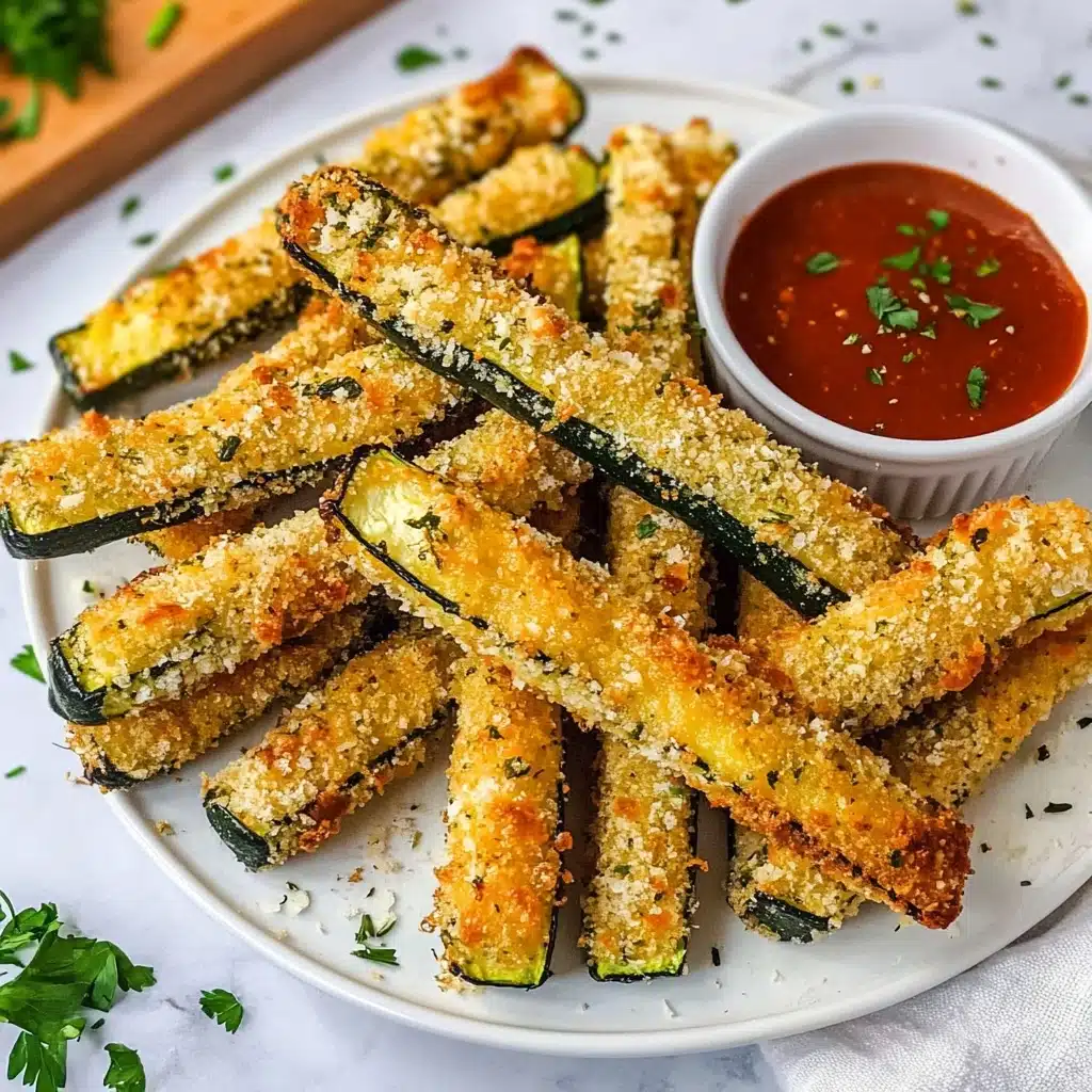 Air Fryer Parmesan Zucchini Fries Recipe - Recipe Image