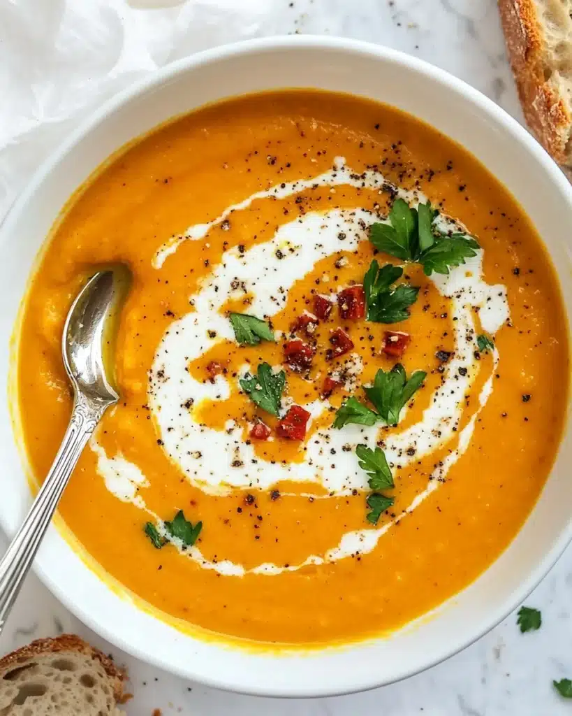 Roasted Red Pepper Gouda Soup Recipe
