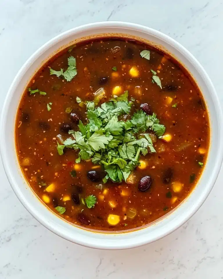 Mexican Black Bean & Corn Soup Recipe