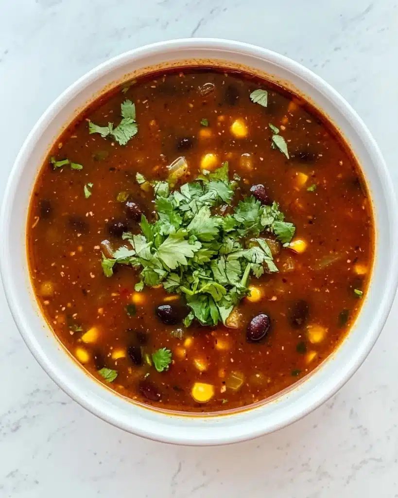 Mexican Black Bean & Corn Soup Recipe