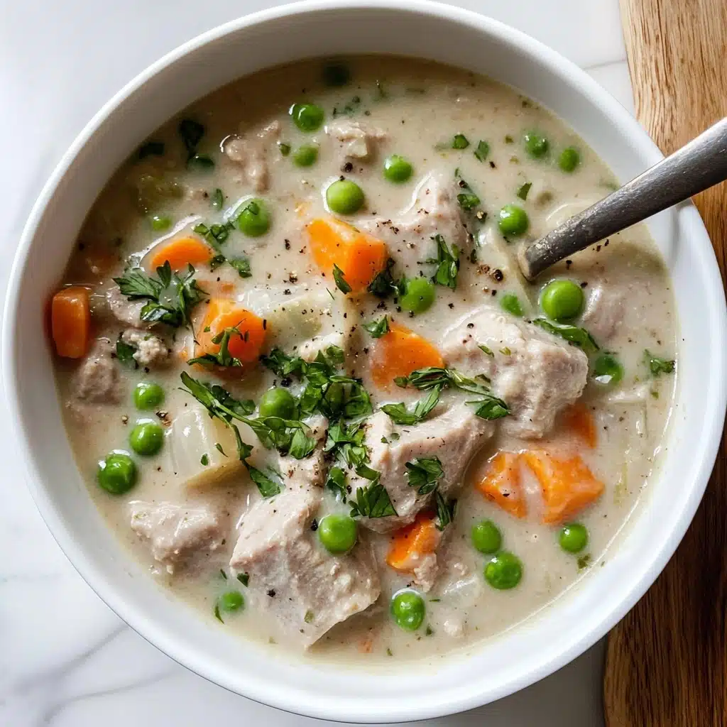 Slow Cooker Chicken and Dumpling Soup Recipe - Recipe Image