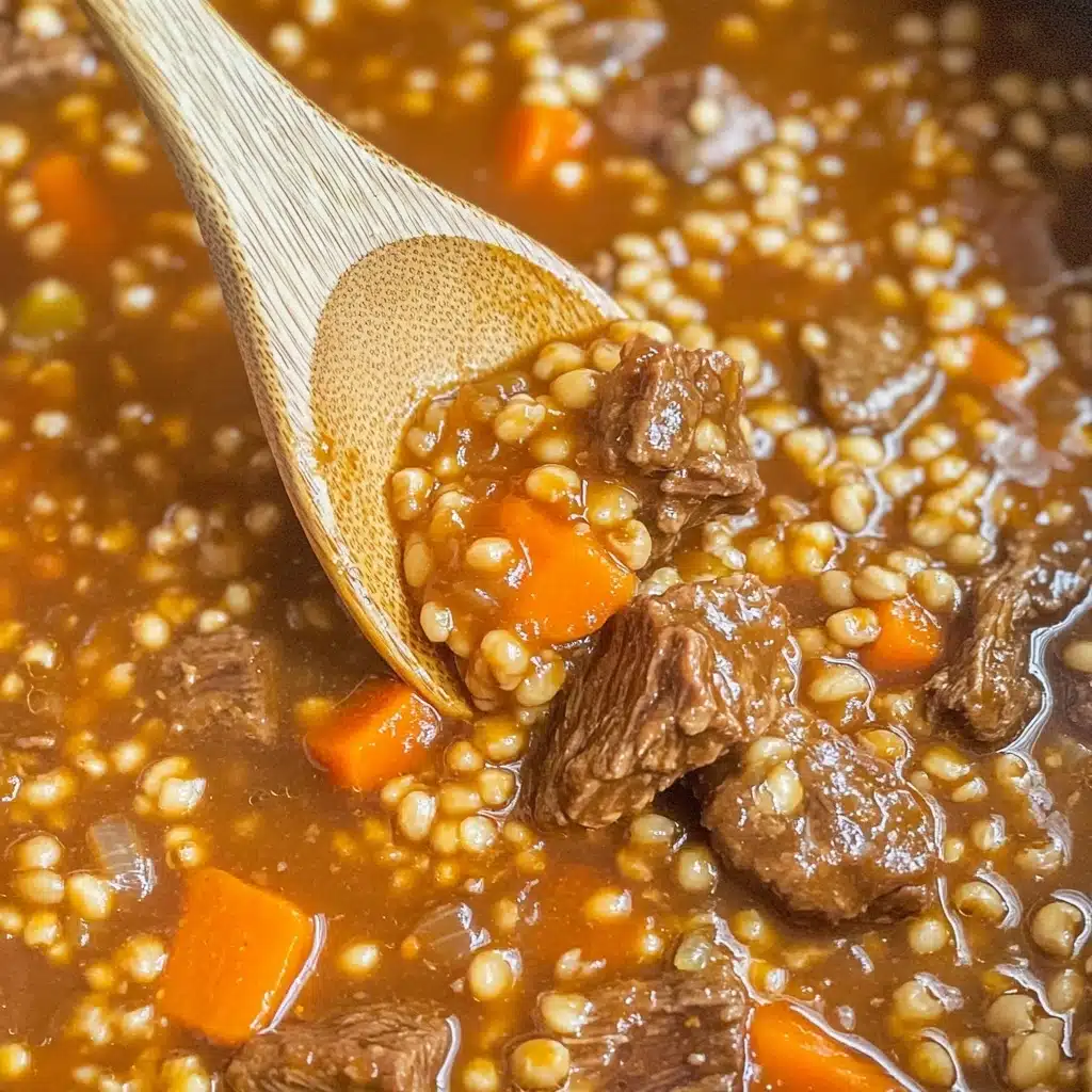 Hearty Beef Barley Soup Recipe - Recipe Image