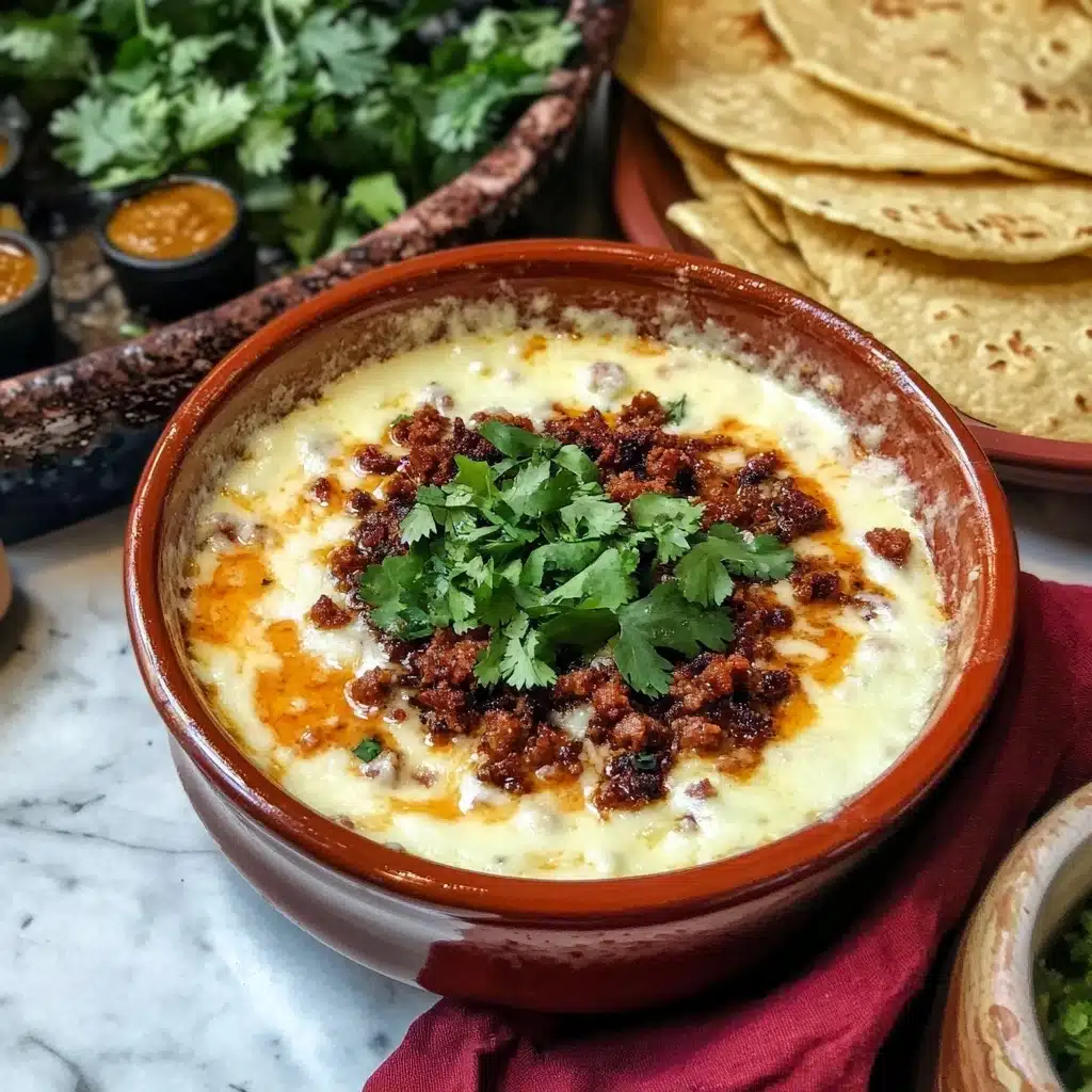 Queso Fundido with Chorizo Recipe - Recipe Image