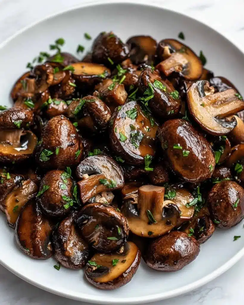 Balsamic Roasted Mushrooms Recipe