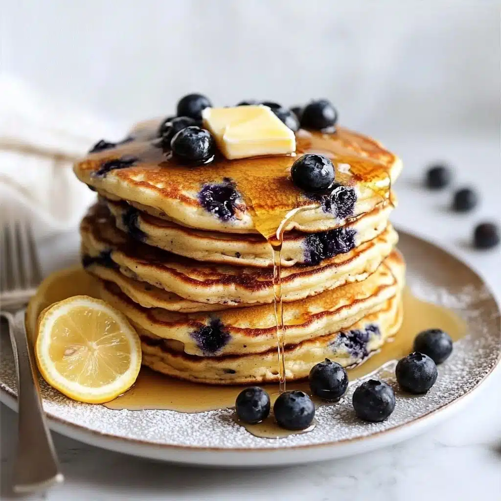 Blueberry Lemon Ricotta Pancakes Recipe - Recipe Image
