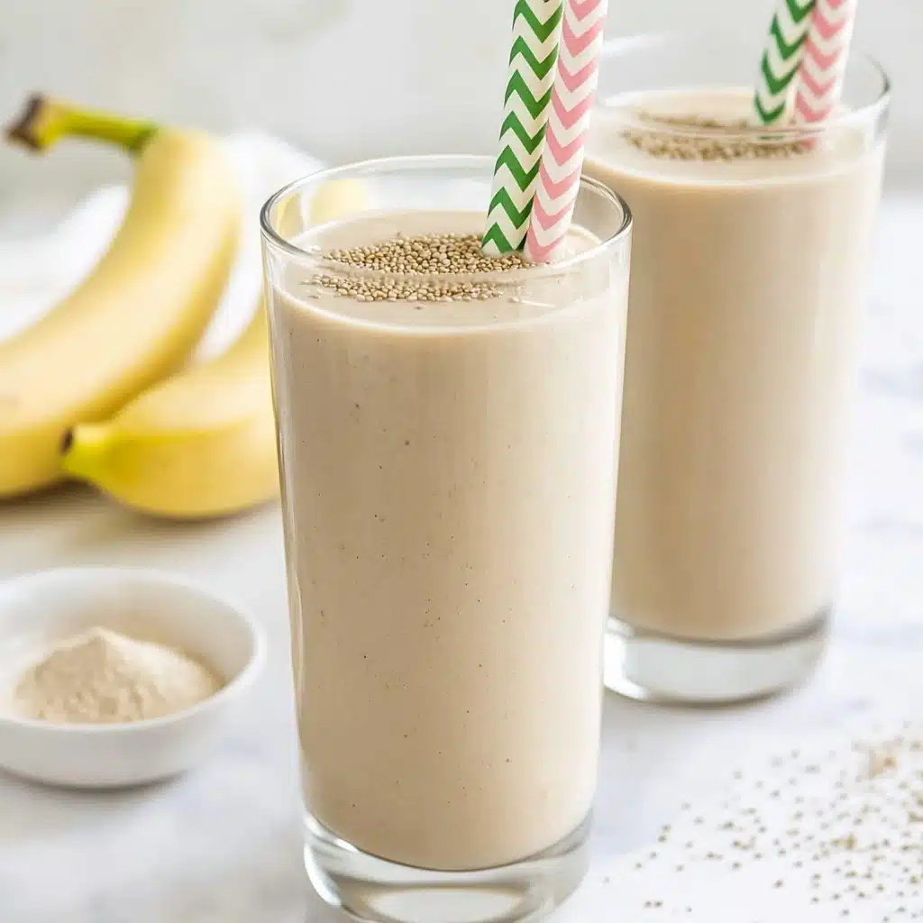 Protein Peanut Butter Coffee Smoothie Recipe - Recipe Image