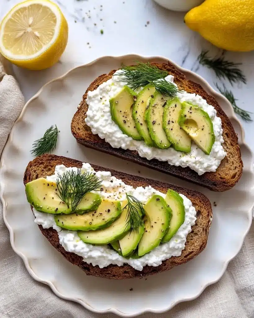 5-Minute Protein-Packed Cottage Cheese Avocado Toast Recipe
