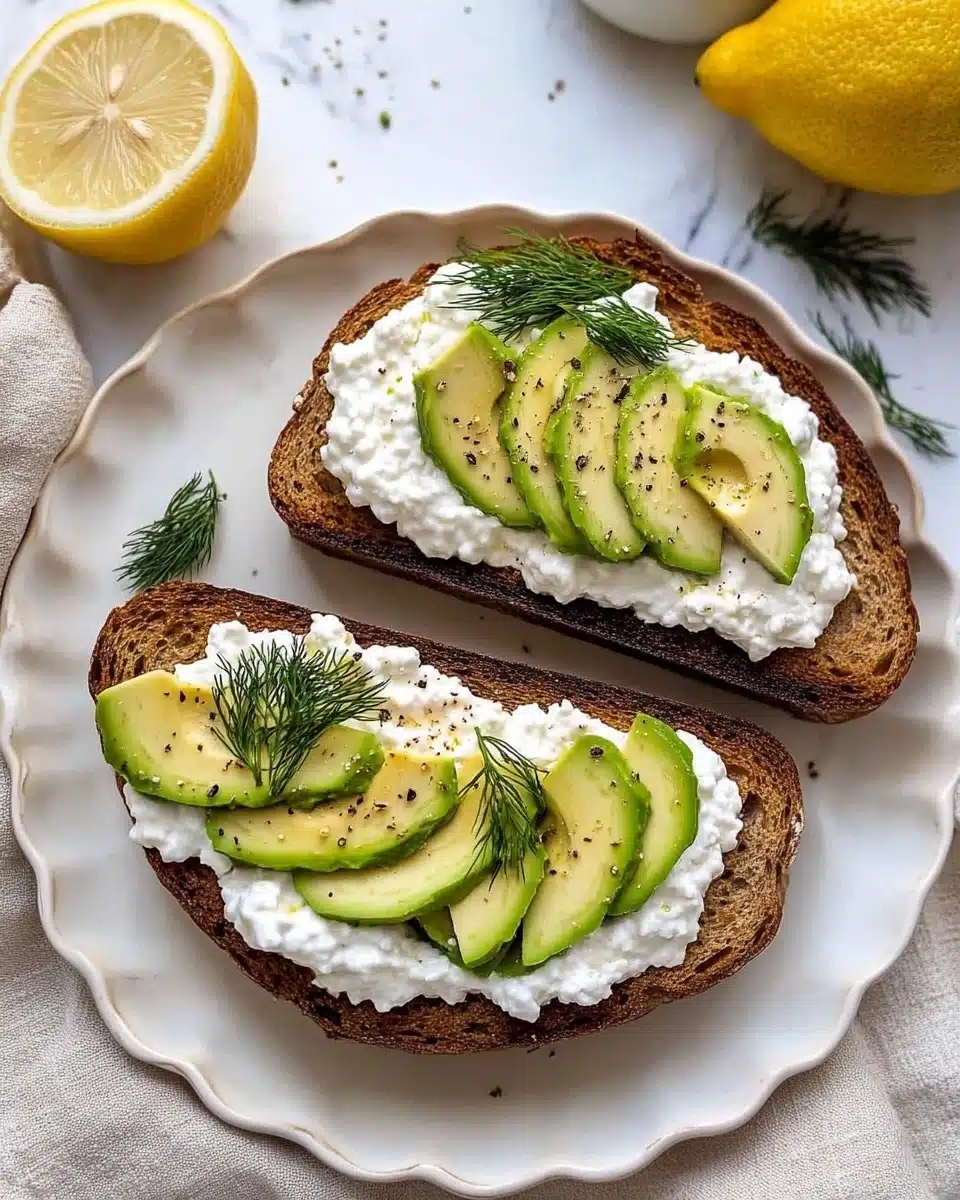 5-Minute Protein-Packed Cottage Cheese Avocado Toast Recipe