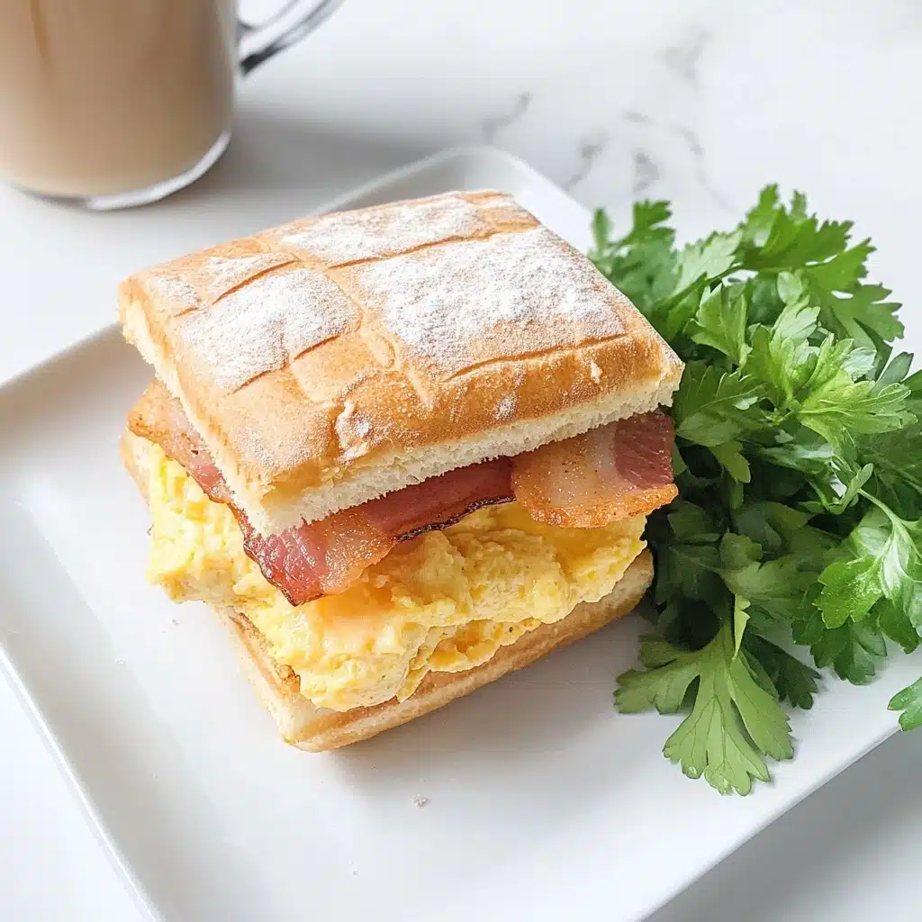 My Favorite Starbucks Bacon Gouda Breakfast Sandwich Recipe - Recipe Image