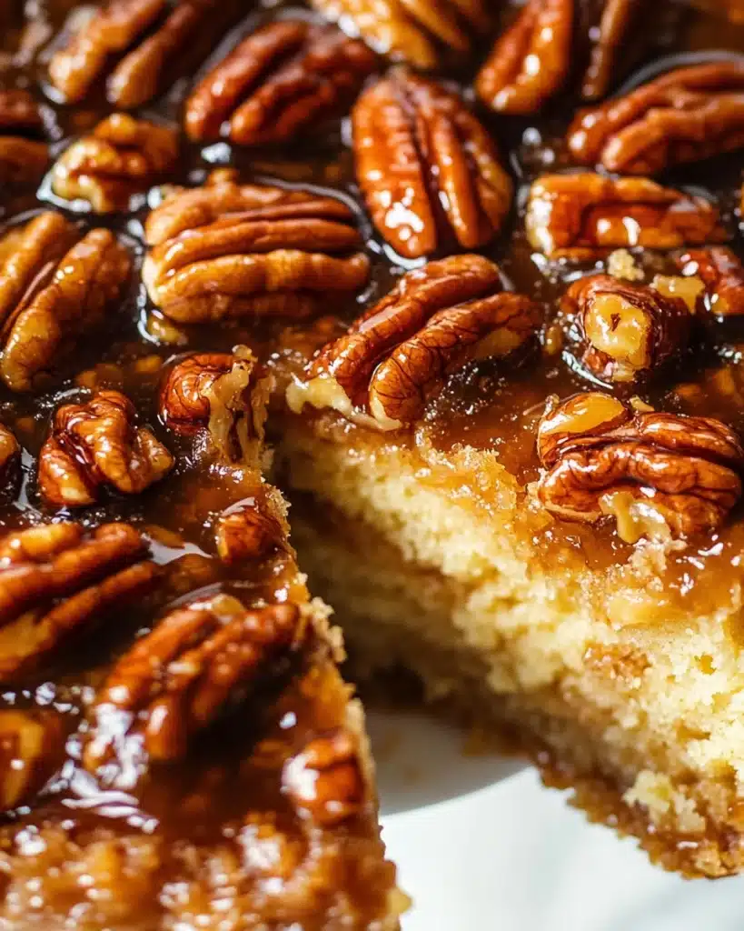 Pecan Upside Down Cake Recipe
