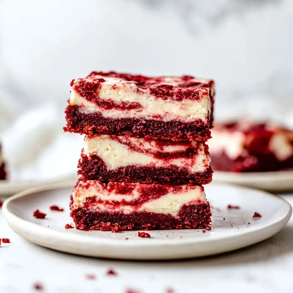 Red Velvet Cheesecake Brownies Recipe - Recipe Image
