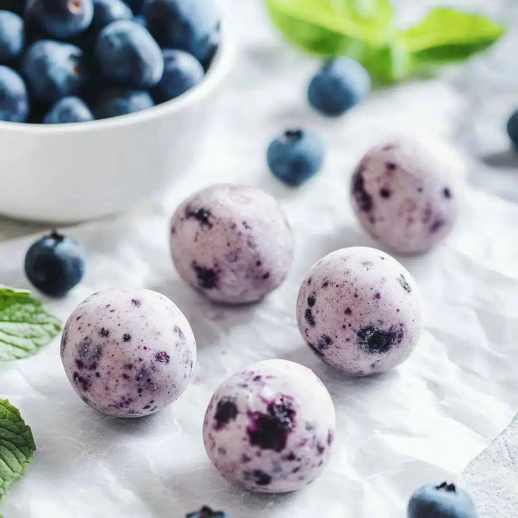 Blueberry Cheesecake Protein Balls Recipe - Recipe Image