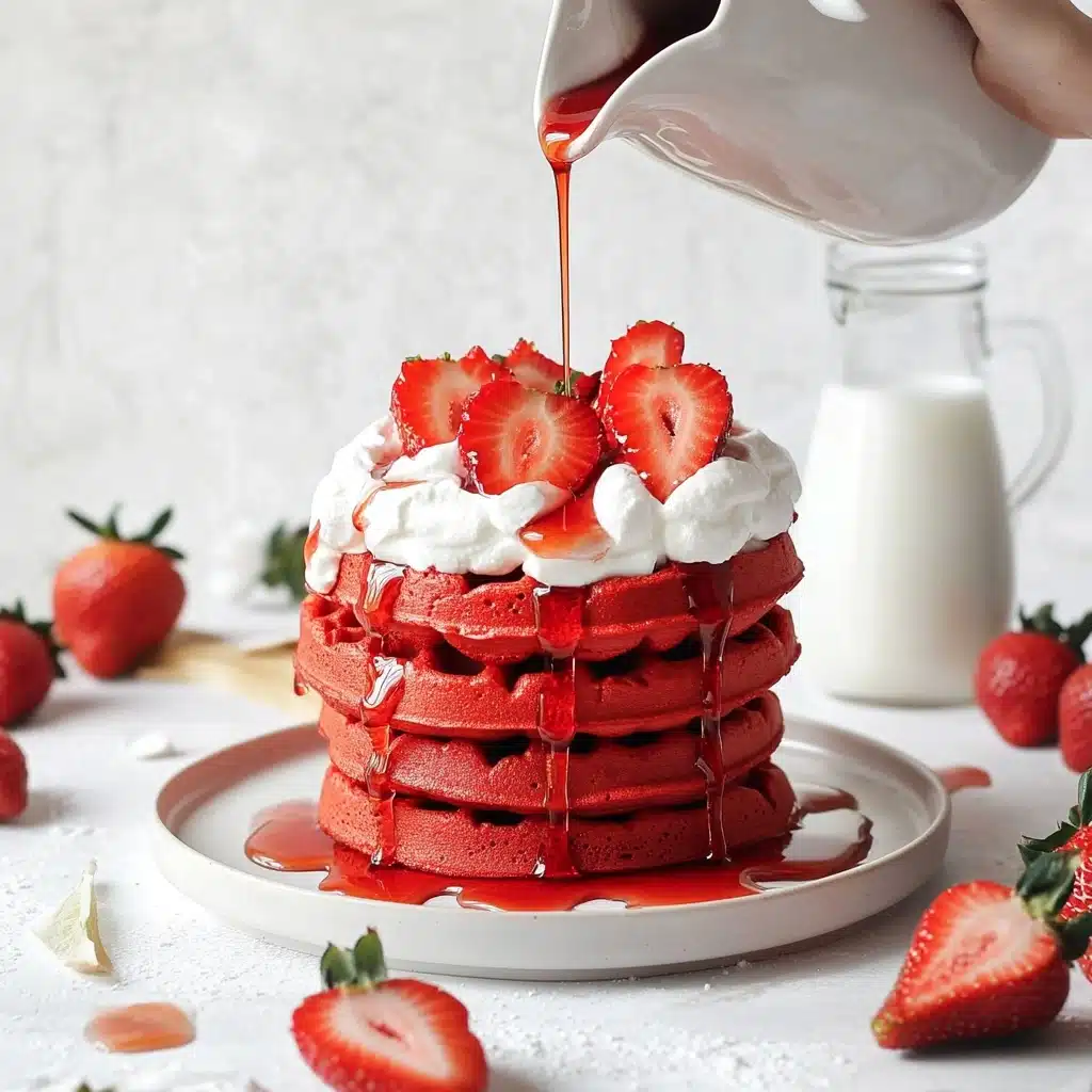 Strawberry Waffles Recipe - Recipe Image