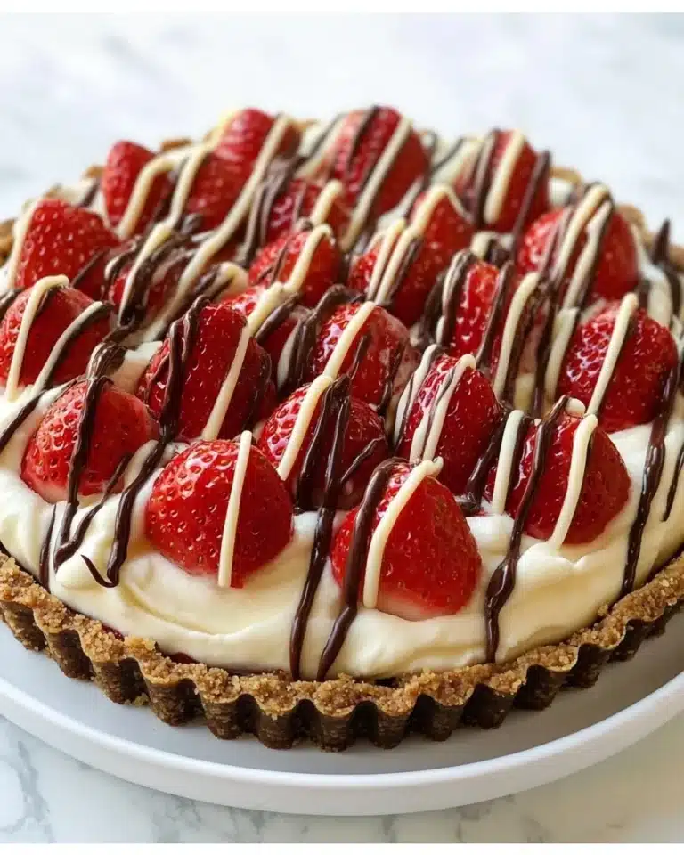 STRAWBERRY MASCARPONE HAZELNUT CHOCOLATE TART Recipe