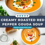 Roasted Red Pepper Gouda Soup Recipe