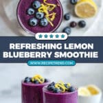 Lemon Blueberry Smoothie Recipe