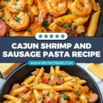 Cajun Shrimp and Sausage Pasta Recipe