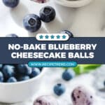 Blueberry Cheesecake Protein Balls Recipe