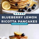 Blueberry Lemon Ricotta Pancakes Recipe