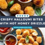 Oven Fried Halloumi Bites with Hot Honey Recipe