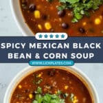 Mexican Black Bean & Corn Soup Recipe