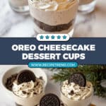 No Bake OREO Cheesecake Cups Recipe