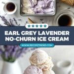 Earl Grey Ice Cream with Lavender Recipe