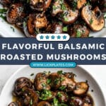 Balsamic Roasted Mushrooms Recipe