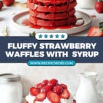 Strawberry Waffles Recipe