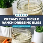 Creamy Dill Pickle Ranch Dressing Recipe