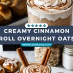 Cinnamon Roll Overnight Oats Recipe