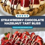 STRAWBERRY MASCARPONE HAZELNUT CHOCOLATE TART Recipe