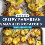 Crispy Parmesan Smashed Potatoes Recipe