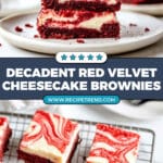 Red Velvet Cheesecake Brownies Recipe