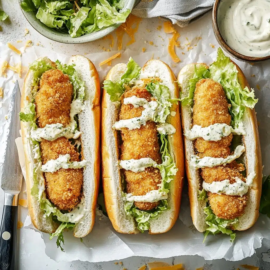 Chicken Caesar Sandwiches Recipe - Recipe Image