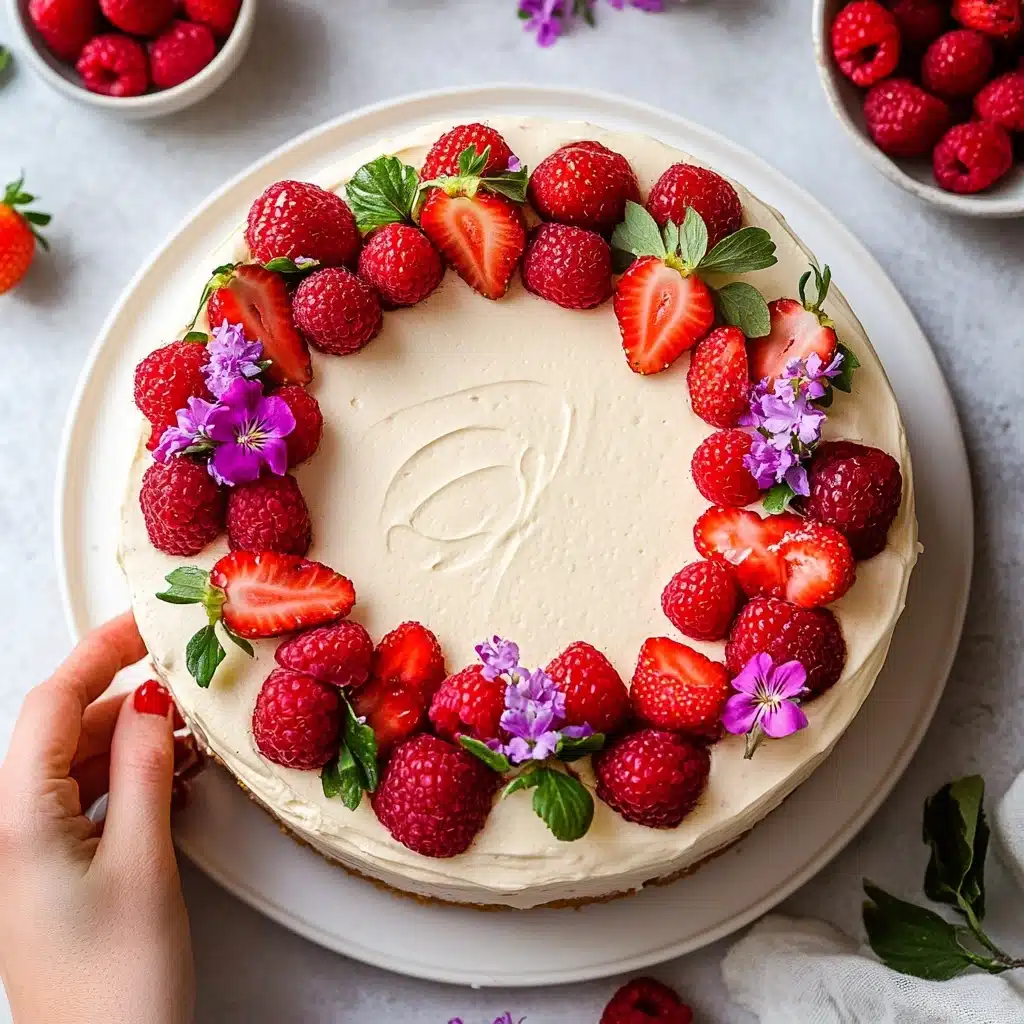 Perfect No-Bake Vegan Cheesecake Recipe - Recipe Image