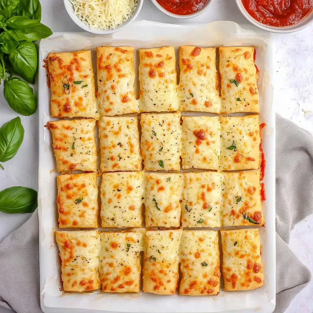 Homemade Cheesy Breadsticks Recipe - Recipe Image