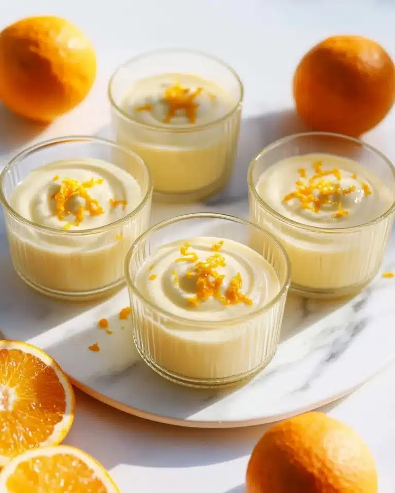Creamy Orange Posset Recipe