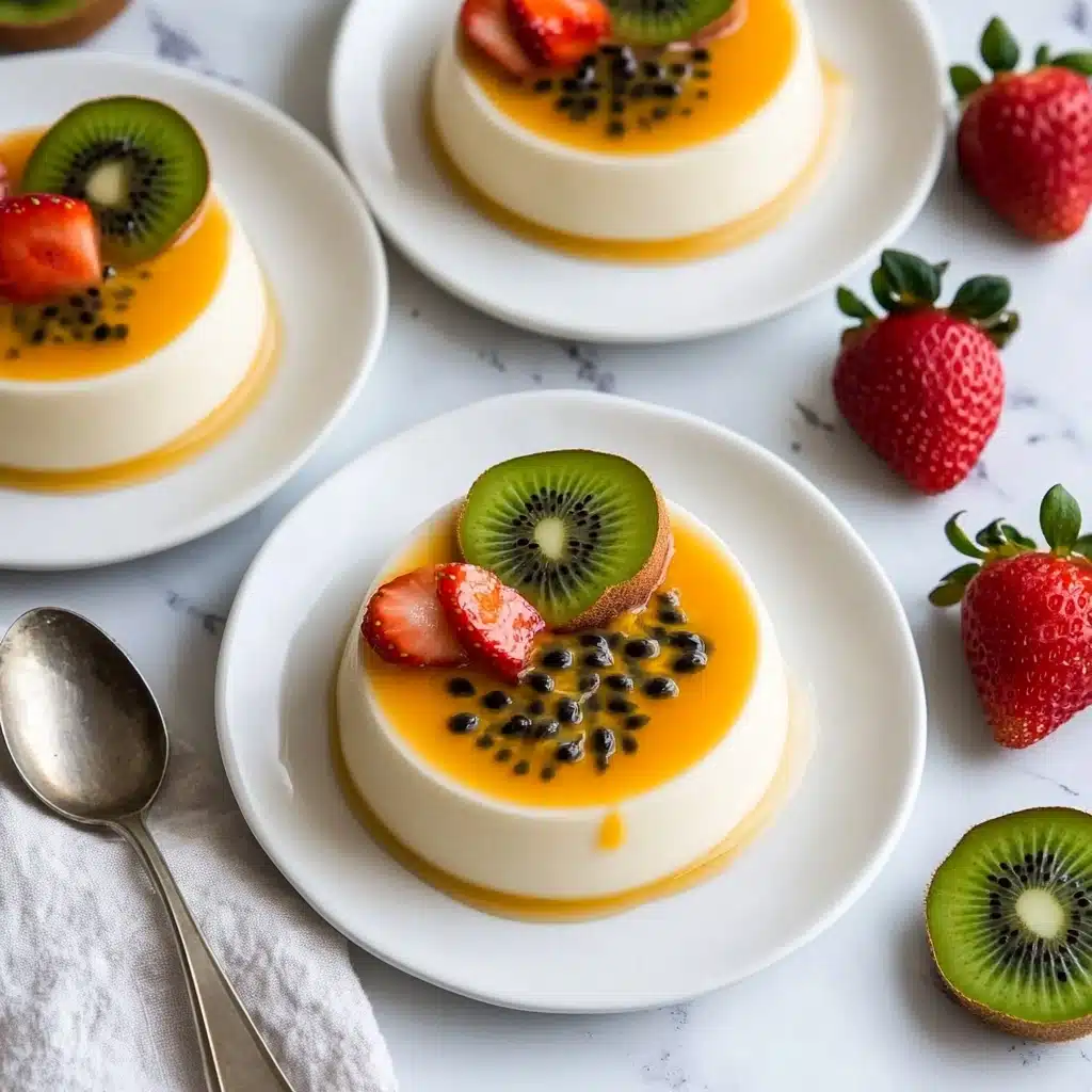 Passion Fruit Panna Cotta Recipe - Recipe Image