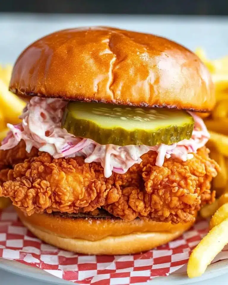 Nashville-Style Hot Chicken Sandwich Recipe