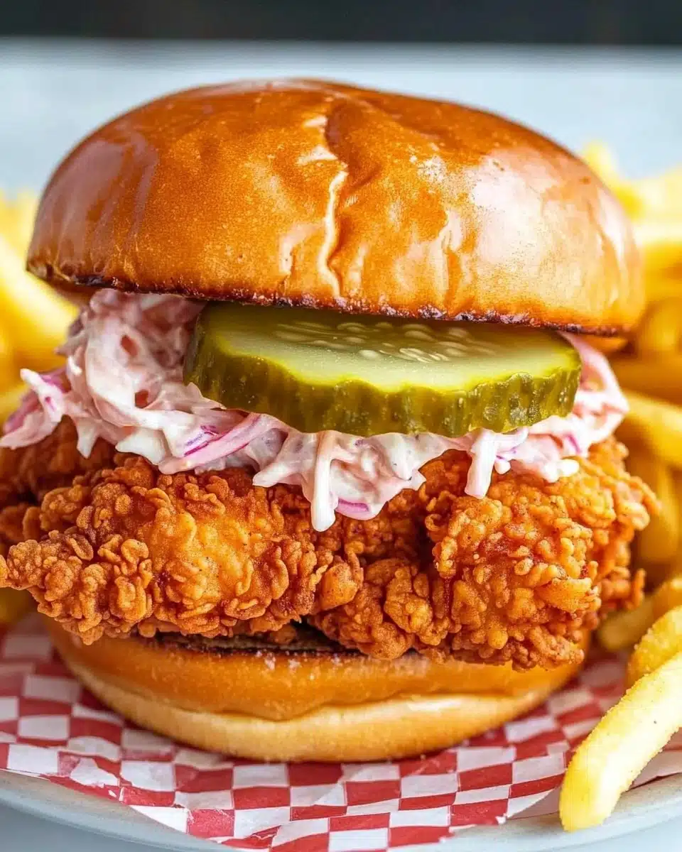 Nashville-Style Hot Chicken Sandwich Recipe