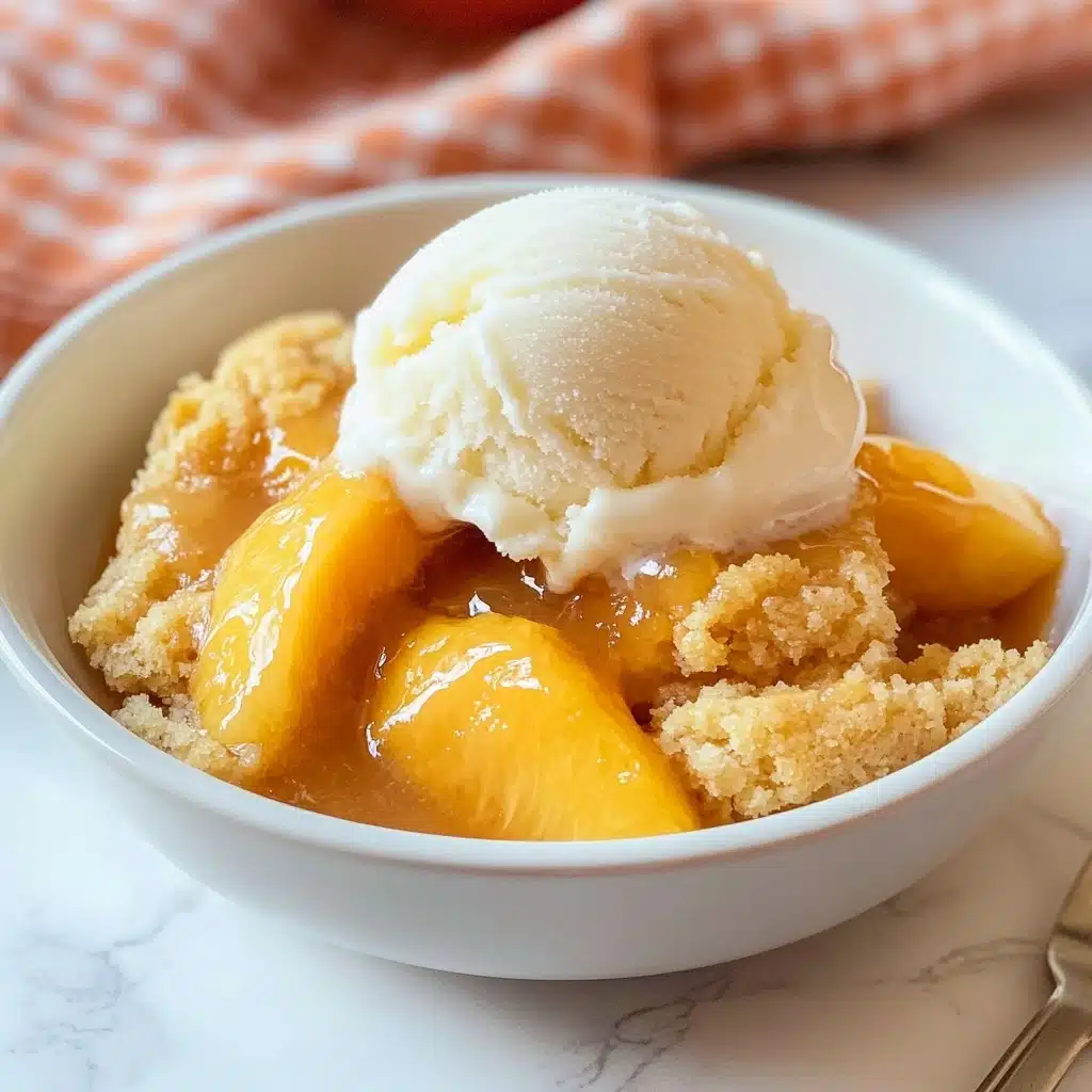 Crock Pot Peach Cobbler Recipe - Recipe Image