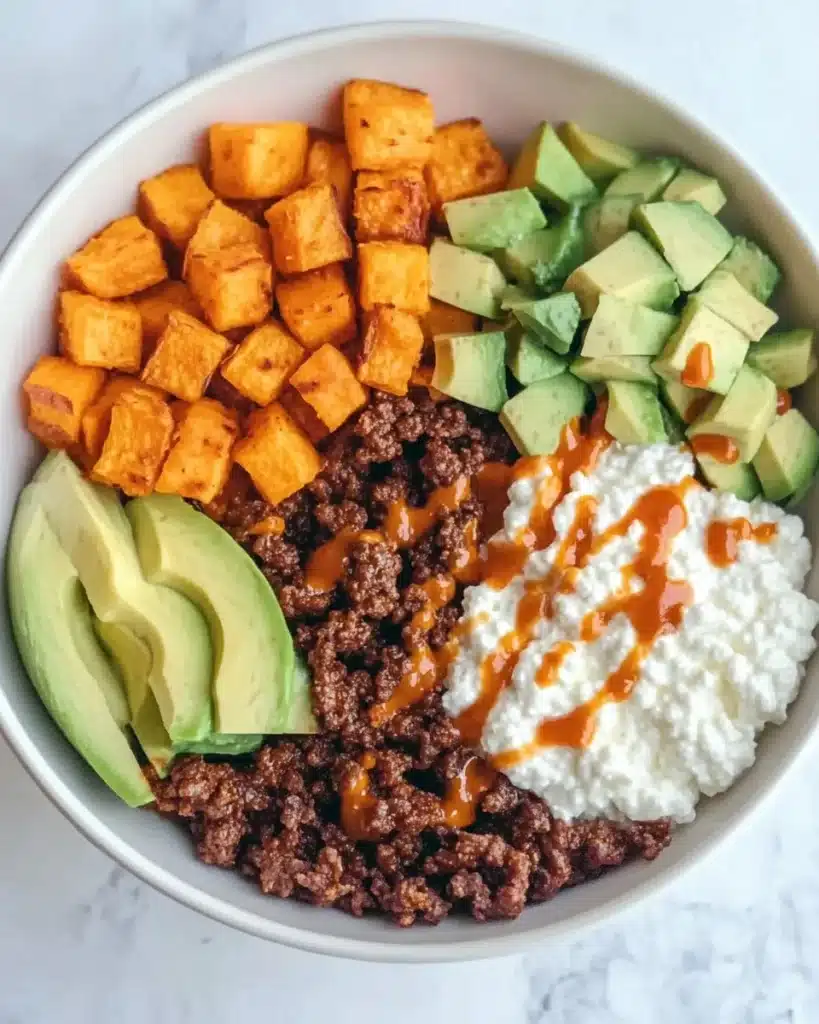 Hot Honey Ground Beef Bowls Recipe