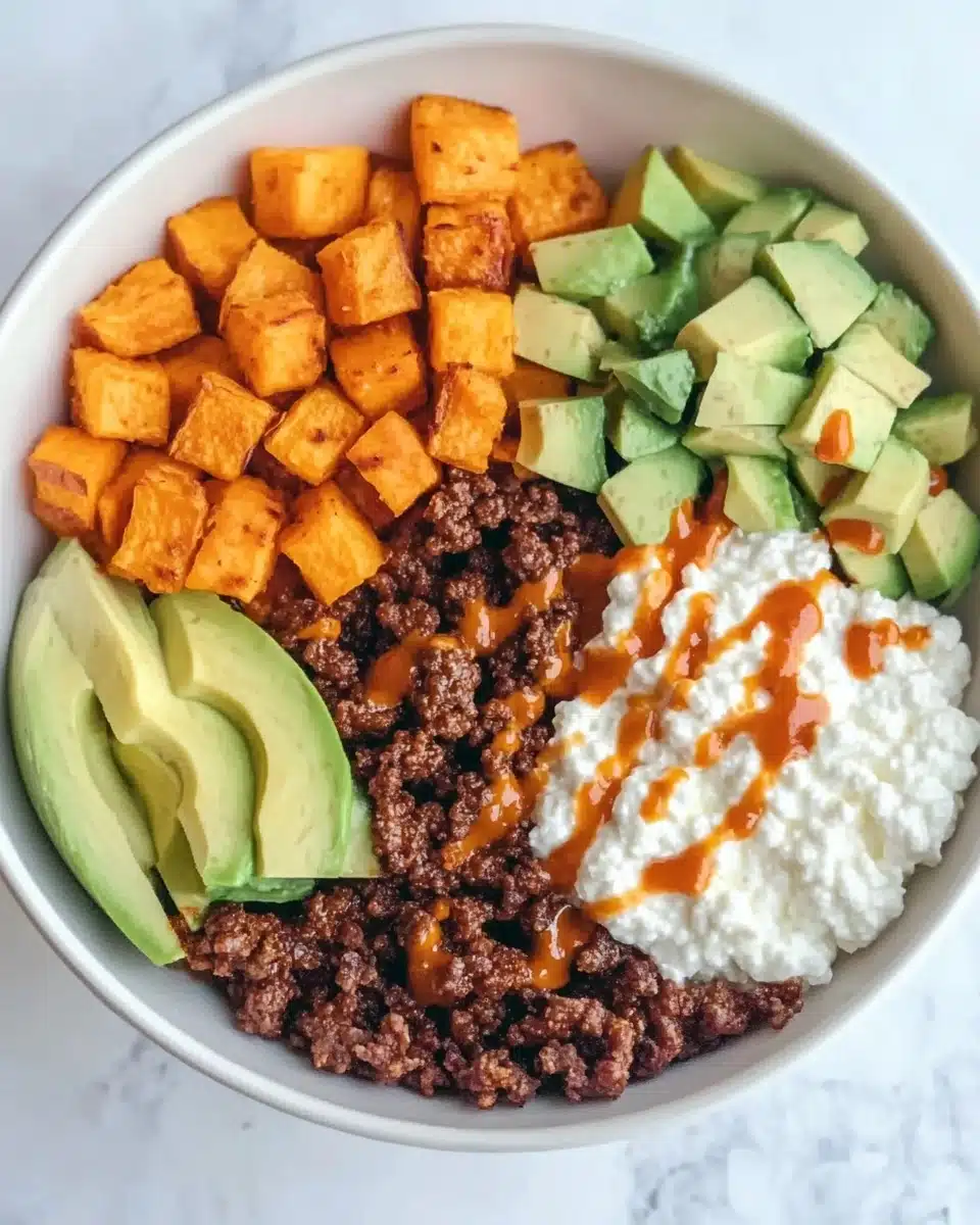 Hot Honey Ground Beef Bowls Recipe