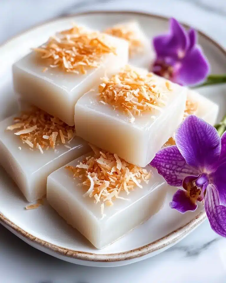 Haupia (Hawaiian Coconut Pudding) Recipe